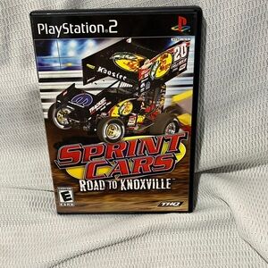 HQ Sprint Cars: Road to Knoxville for PlayStation 2 - Black